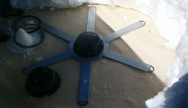 Flat roof heated drain systems allow for proper drainage on flat roofs during winter.